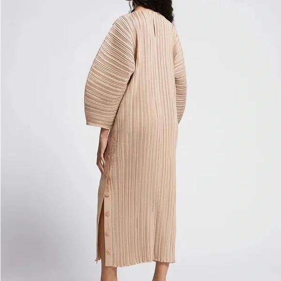 & Other Stories Sculptural Plisse Dress - Picture 6 of 7